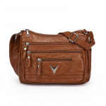 Naiste mitme taskuga kott suure mahutavusega pu v&auml;ike kandiline kott Crossbody kott keskealise ema &otilde;lakott punane