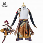 ROLECOS M&auml;ng Shikanoin Heizou Cosplay Kost&uuml;&uuml;m Pruun Meeste Cosplay Kost&uuml;&uuml;m Halloween &Uuml;laosa P&uuml;ksid &Uuml;htne T&auml;iskomplekt L