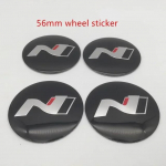 4 tk/partii 60 mm auto ratta keskosa rummu korgid tolmuvastased katted 56 mm alumiiniumratta keskm&auml;rgi kleebise embleemi kleebised 56mm