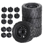 Kaugjuhtimispuldi auto rehvid koos kuuskantpeakattega Pikkus 12mm 14mm Asendus RS Red Spiderile type A must
