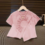 VONDA Naiste suvised &uuml;mara kaelusega l&uuml;hikeste varrukatega p&auml;rlitega kaunistatud pluusid S valge