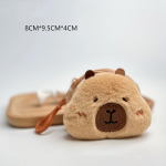 Creative Capybara Anime Palus m&uuml;ndikott Kawaii Mini m&uuml;ndikott &Uuml;mmargune multifilmikotid ripatsidega k&otilde;rvaklappide korraldaja as the picture