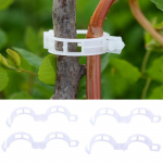 Vastupidav 100 tk plastikust aiataim Lilled Seotud kimp oks Klamber Klamber Klambrid T&ouml;&ouml;riistad Kinnitustarvikud None valge