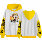 Jaapani anime deemonitapja Agatsuma Zenitsu Funny Print Kapuutsiga Meeste Naiste Pusad Kimetsu No Yaiba Pusa Harajuku T&auml;navar&otilde;ivad XXL