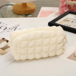 Armas moodne pl&uuml;&uuml;sist lukuga pliiatsikott Kooli kontoritarbed Kirjatarvete kott Rahakott Hoiu Armsad meigikotid Pliiatsikarp valge