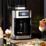 1000W 220V kohvimasin Kodu automaatne LED-ekraan Oaveski V&auml;rske jahvatamine Ameerika espresso kohv tee piim