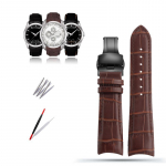 Klassikaline 22/23/24 mm ehtsast vasika nahast kellarihm Tissoti kella jaoks T035627/617/407 seeria kellarihm Butterfly pannal 22mm