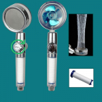 Turboventilaator vihmadu&scaron;ipea 360 p&ouml;&ouml;rlev veevoolu reguleerimine k&auml;eshoitav turbo&uuml;lelaaduriga r&otilde;hk Blue with filter cotton