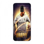 Coque Maniacase pour Samsung Galaxy J6 2018 Kylian Mbappe Real Madrid Wallpaper