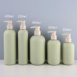 Avocado Green Empty Plastic Pump Lotion Shampoo Bottle Kosmeetikakonteiner akr&uuml;&uuml;list pumbapea 200 ml 300 ml 500 ml korduvt&auml;idetavad pudelid 200ml