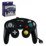 Manette Pad Joystick Style Nintendo GameCube avec c&acirc;ble USB int&eacute;gr&eacute; Pour Ordinateur PC & Mac - R&eacute;tro Gaming - Noir