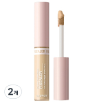 The Saem Cover Perfection Fix Sealer 6.5g, 02 Rich Beige, 2 pcs. white