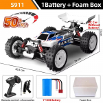 Uus 1:16 70KM/H harjadeta RC-auto professionaalne 4WD elektriline suure kiirusega maastikul kaugjuhtimispuldiga m&auml;nguasjad lastele kingitus t&auml;iskasvanutele 2 battery sinine