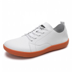 Uued Unisex laiemad jalatsid hingavad v&otilde;rkkangast meeste paljajalu laia varbaga jalan&otilde;ud, br&auml;ndi Flats Soft Zero Drop Tald laiema varbaga tossud suur suurus 38 valge