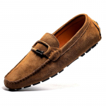 Loaferid Meeste Mood Suede Kingad Ehtsast Nahast Peales&otilde;idetavad Kingad Mokassiinid Pehme Sisetald S&otilde;idukingad Meestele Hingavad Pluss Suurus 38-49 49 kollane