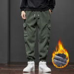 Talvised meeste fliisist soojad vabaaja p&uuml;ksid Jogging dressip&uuml;ksid meeste p&uuml;ksid lahtised t&auml;navar&otilde;ivad meeste haaremip&uuml;ksid L armee roheline v&auml;rv