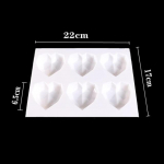 Uus 3D Teemant Armastus S&uuml;da Toidukvaliteediga Vorm Kujuline Silikoon Magustoidu Kaunistamiseks Kookide Vorm S&uuml;nnip&auml;evaks Fondant &Scaron;okolaadi K&uuml;psetamiseks