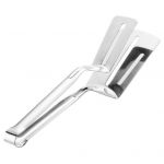 Roostevabast terasest toiduklamber &otilde;&otilde;nes pikk libisemisvastane k&auml;epide P&otilde;letusvastane multifunktsionaalne praad liha kala praadimine grill Serveerimisklamber Tong Spaatel h&otilde;be