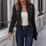 S&uuml;gis- ja talvine suur naiste mantel kardigan-kost&uuml;&uuml;m Mitme nupuga M punane