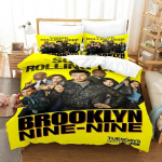 TV Trend Brooklyn Nine-Nine Voodipesukomplekt Tekikott Voodikomplekt Tekikott Padjap&uuml;&uuml;r Tekk king Queen Suurus Poisid T&auml;iskasvanu 70x133cm 2pcs