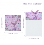 Merineitsi maiuspalade kott Merineitsi DIY kommikotid Merineitsi teemapidu Baby Shower S&uuml;nnip&auml;evapeo kaunistused 2024. aasta lastele kingituste kotid as shown