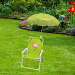 Laste matkatool rannatool, p&auml;ikesevarjuga, Oxfordi riidest kaasaskantav kokkupandav pargi matkamiseks, Flamingo