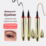 Waterproof Liquid Eyeliner Smudge-Proof & Transfer-Resistant Long-Lasting Get 1 free Eyebrow Pen punane