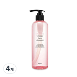 APIEU Raspberry Vinegar Hair Shampoo, 500ml, 4 pcs. white