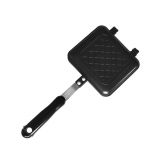Grillpann Nonstick Alumiiniumisulamist Leiva R&ouml;stsai Hommikus&ouml;&ouml;gi Masin V&otilde;ileivagrill Vahvli Pannkoogi K&uuml;psetamine Barbecue Ahi Vorm must
