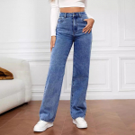 Pestud Denim Fashion sirged p&uuml;ksid Teksad Naiste p&uuml;ksid 3XL sinine