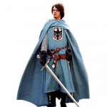 Meeste keskaegne tuunika Templari r&uuml;&uuml;tli tikandikujundus Halloweeni kost&uuml;&uuml;m Meeste kapuutsiga m&uuml;ts/keep Renessanss Cosplay kost&uuml;&uuml;mid (S-6XL) S sinine