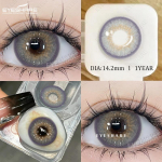 EYESHARE Colored Contact Lenses Black Natural Yearly Disposable Soft Lenses Blue Contact Lenses Purple Fashion Colored Lenses 1 Pair