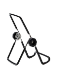 Kaasaskantav kokkupandav p&otilde;rand ja lauaarvuti raudtraadist alus mobiiltelefonide ja tahvelarvutite jaoks black. Small (opp bag) must