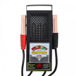 6V-12V autoaku koormuse tester generaatori tester koos voltmeetri ja alligaatoriklambritega autode mootorrataste ATV paadi akudele must