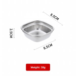 Outdoor Camping roostevabast terasest kastmetaldrik, jagatud kastmekauss, 1/2/3 ket&scaron;upi kastmekauss, pikniku grilli kastmealus