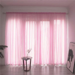 Praktiline toode Addison t&uuml;llkardina t&auml;ispaneelide komplekt Varras Pure Plain Window Screen Kardinakangast mitmev&auml;rviline aknaekraan One Size tumeroosa v&auml;rv