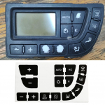 1 komplekti auto vahelduvvoolu nuppude remondikleebis C4 jaoks Grand jaoks Picasso kliimaseadme juhtkleebised auto sisekujundus CHINA