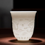 150 ml teetass Jade valge portselanist tass s&uuml;da Sutra tass Baifu tass keraamiline teekomplekt Tarvikud elutoa diivanilaua kaunistus