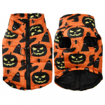 Talvised koerriided v&auml;ikestele keskmistele koertele kassidele tuulekindel soe Halloweeni k&otilde;rvitsaprint kutsikate jope Yorkshire beagle lemmiklooma kost&uuml;&uuml;m S