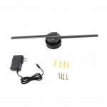 3D hologramm ventilaator 224 LED valgushelmestega k&otilde;rge eraldusv&otilde;imega 3D reklaamim&auml;ngija &auml;ripoele