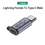 USB C-lighningi adapter USB-C-kaabel IOS-i kiirlaadimispistikuga Lighning-t&uuml;&uuml;pi C-t&uuml;&uuml;pi naissoost teisendaja iPhone'i jaoks