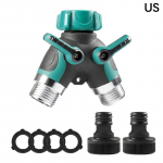 1 tk K&otilde;rge Kvaliteediga EL USA 3/4 Tolli 2-Tee Aiavooliku Jagaja Aia Kraan Y-T&uuml;&uuml;pi Kastmis&uuml;hendus Jaotur V&auml;liskraani jaoks US