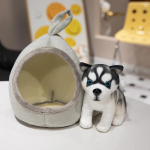 Lemmikloomad Elutruu kohev kutsikamaja Palus pehme nukk armas v&auml;ike husky/akita koer/rottweiler Palus m&auml;nguasjad v&otilde;lu kingitus t&uuml;drukule 18cm