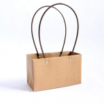 4 tk Yst&auml;v&auml;np&auml;iv&auml; Kraft lillekinkekotid Kimpude paberkotid k&auml;epidemega Veekindlad t&uuml;hjad kimpude kotid Ristk&uuml;likukujuline pakend Emadep&auml;eva kingitus valge