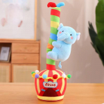 33 cm naljakas tantsimine, korduvad r&auml;&auml;kivad m&auml;nguasjad, laulu k&otilde;lar, vingerdamine, tantsiv loom, laulda, m&auml;nguasjajutu, t&auml;idisega beebi kasvatamiseks inspiratsiooni saamiseks Battery version