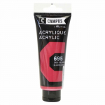 Peinture acrylique 100 ml - Rose Laque d'Alizarine Cramoisie n&deg;695