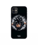 Coque de t&eacute;l&eacute;phone - Maniacase - Iphone 12 - Souple - Silicone - Dragon ball Black goku must