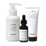 Tundliku naha hoolduskomplekt (120 ml + 30 ml + 50 g), Tundliku nahahoolduse komplekt, minimalistlik