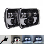 Auto H4 Esituli 5X7 7x6 Tolli Ristk&uuml;lik LED Esituli DRL Hi-Low Valgusvihk Jeep Wrangler YJ Cherokee XJ Toyota Nissan GMC Ford jaoks 2PC