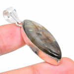 Labradorite Handmade 925 Sterling Silver Gift Jewelry Pendant 1.97 a4j66